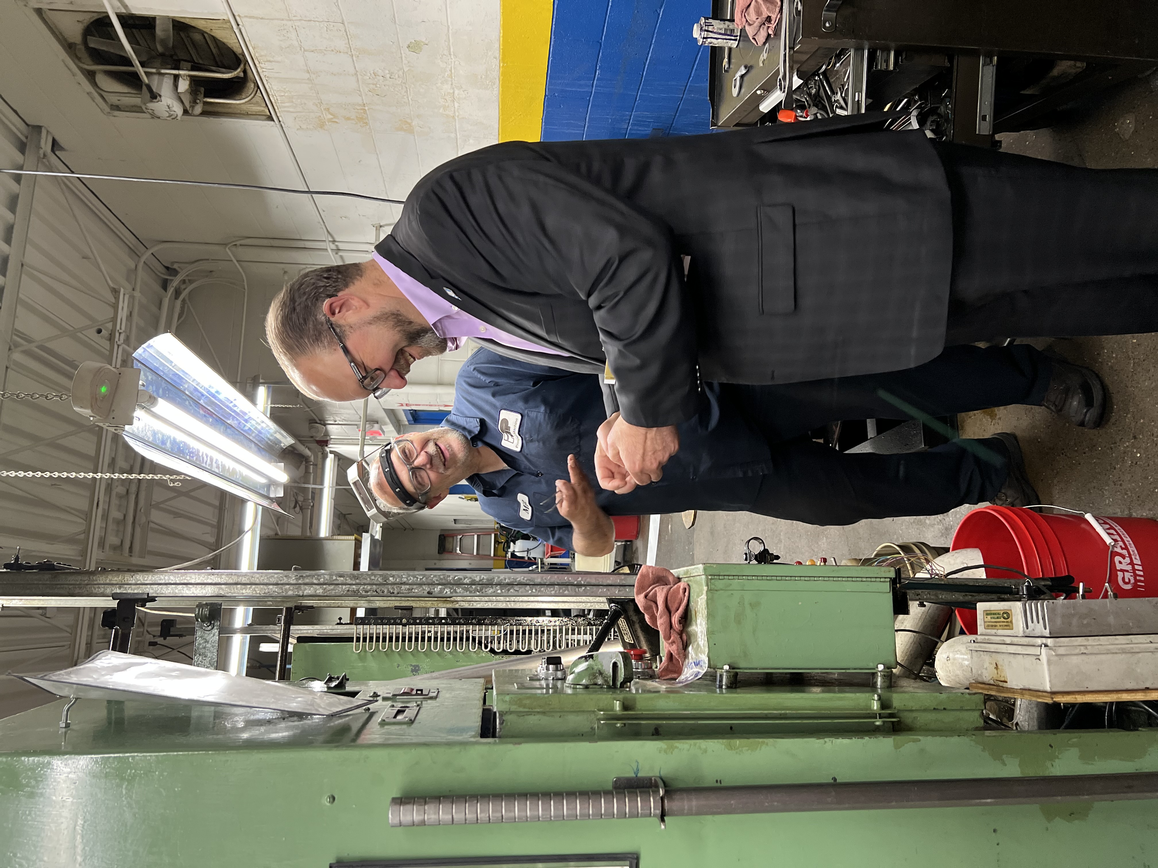 Paul Lavoie and Mike from Prospect Machine Products